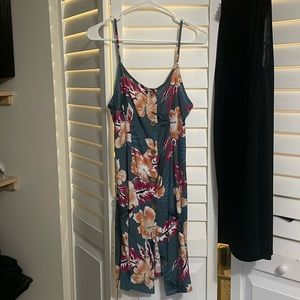 Roxy Sweet About Me Hawaiian Printed Dress NWT (L)